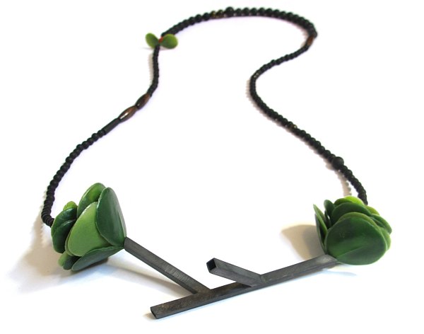 Lauren Simeoni/Melinda Young, Succulent Branch Neckpiece2